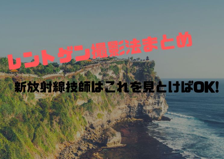 レントゲン撮影方法完全まとめ 胸部 腹部から整形撮影まで 放射線技師1年目はコレを見ておけ 放射線技師一年目の教科書